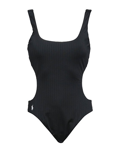 POLO RALPH LAUREN One-piece swimsuits Black 86% Nylon, 14% Elastane