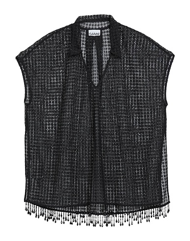 GANNI Cover-ups Black 100% Polyester