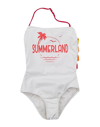 YPORQUÉ One-piece swimsuits White 90% Polyamide, 10% Elastane