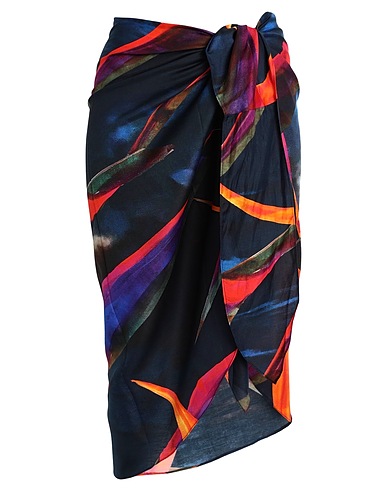LOUISA BALLOU Cover-up Midnight blue 57% Cotton, 43% Silk