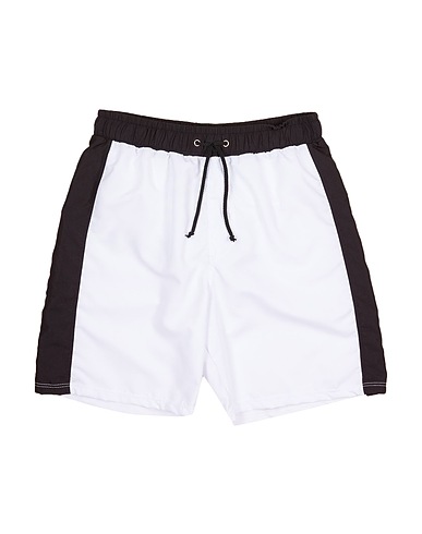 YPORQUÉ Swim shorts White 100% Polyester