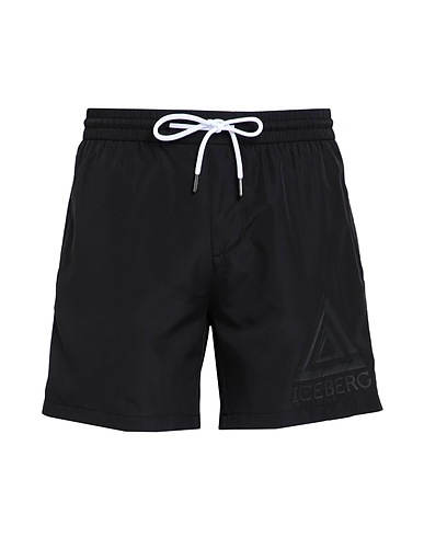 ICEBERG Swim shorts Black 100% Polyester