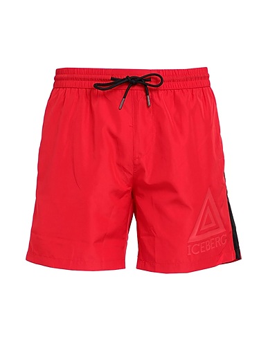 ICEBERG Swim shorts Red 100% Polyester