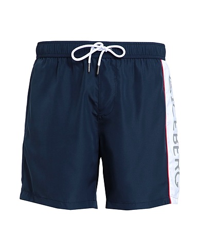 ICEBERG Swim shorts Navy blue 100% Polyester