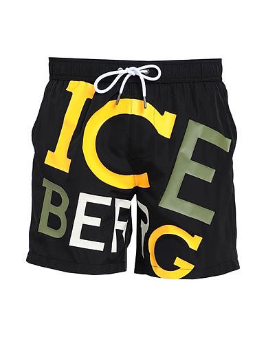 ICEBERG Boxer mare Nero 100% Poliestere