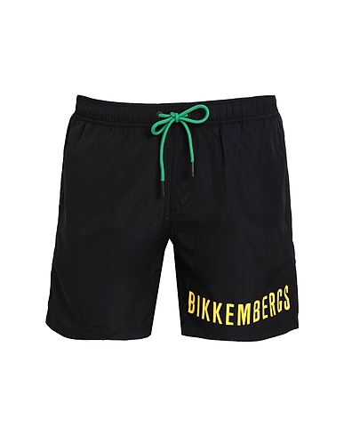 BIKKEMBERGS Swim shorts Black 100% Polyester