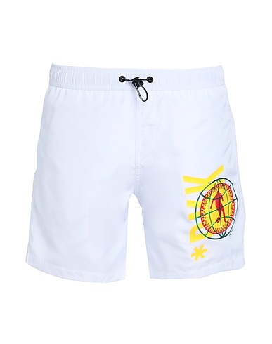 BIKKEMBERGS Swim shorts White 100% Polyester