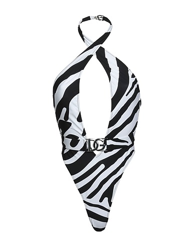 DOLCE&GABBANA One-piece swimsuits White 75% Polyamide, 25% Elastane