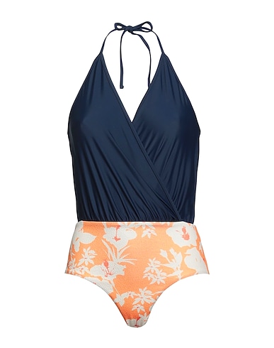 ALBERTINE One-piece swimsuits Midnight blue 90% Recycled polyester, 10% Elastane