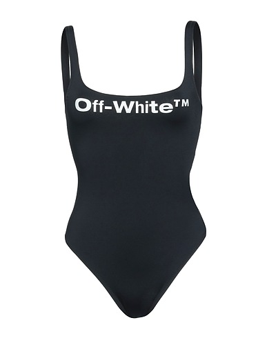 OFF-WHITE™ Ολόσωμο μαγιό Μαύρο 78% Πολυεστέρας, 22% Ελαστάνη