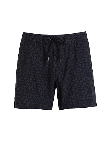 MICHAEL KORS MENS Swim shorts Black 90% Recycled polyester, 10% Elastane