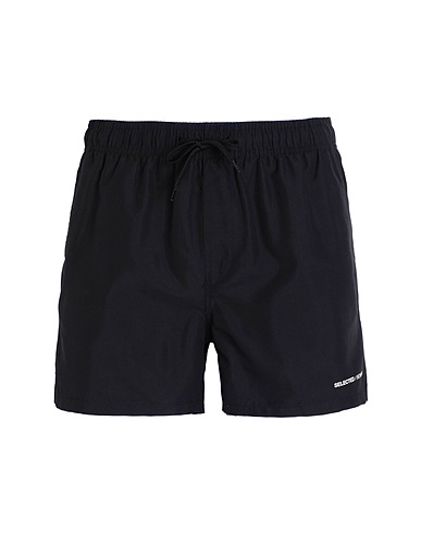 SELECTED HOMME Swim shorts Black 100% Recycled polyester