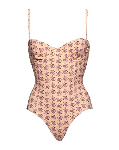 TORY BURCH One-piece swimsuits Apricot 71% Nylon, 29% Lycra®