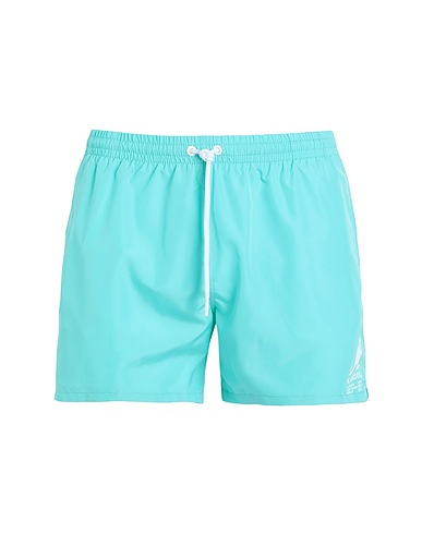 KANGOL Swim shorts Turquoise 100% Polyester