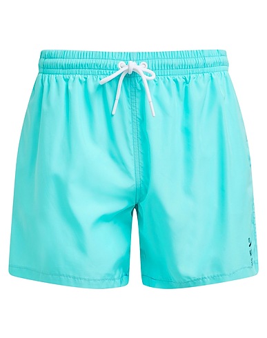 KANGOL Swim shorts Turquoise 100% Polyester