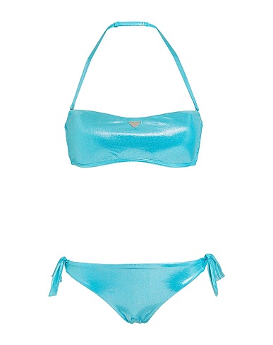 EMPORIO ARMANI Bikini SWIMWEAR Turquoise 92% Polyester, 8% Elastane