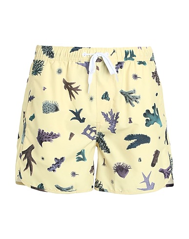 DEDICATED. Swim shorts Pastel yellow 100% P.E.T. recycled polyester