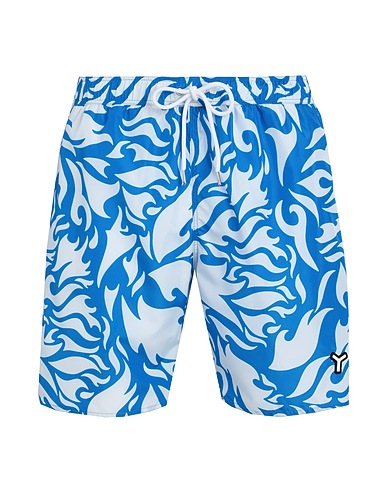 YES I AM by CRISTIANO RINALDI Swim shorts Azure 100% Polyester