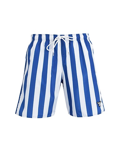 YES I AM by CRISTIANO RINALDI Shorts de bain Bleu marine 100% Polyester