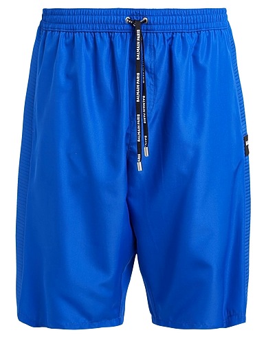 BALMAIN Swim shorts SURFER Blue 100% Polyester
