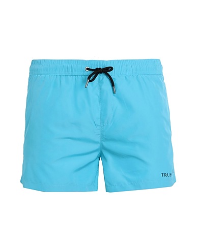 TRUSSARDI Swim shorts Sky blue 100% Polyester