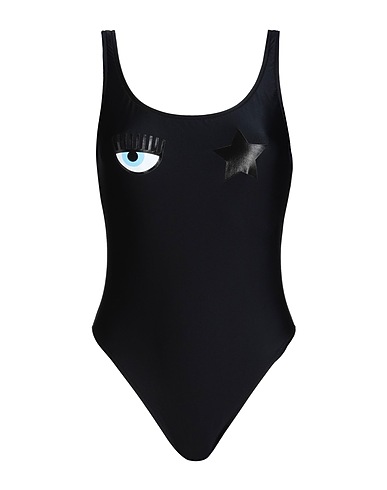 CHIARA FERRAGNI One-piece swimsuits Black 80% Polyamide, 20% Elastane