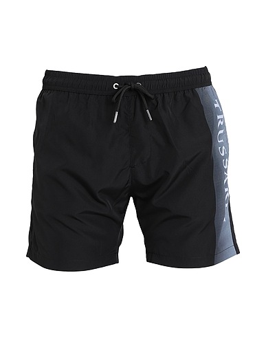 TRUSSARDI Swim shorts Black 100% Polyester