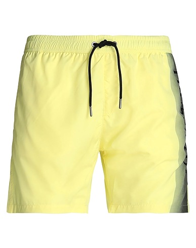TRUSSARDI Swim shorts Yellow 100% Polyester