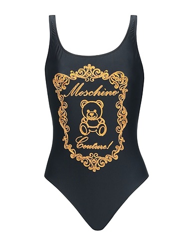MOSCHINO One-piece swimsuits Black 80% Polyamide, 20% Elastane