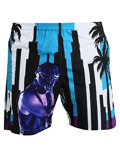 GUILTY PARTIES Swim shorts Azure 100% Polyester