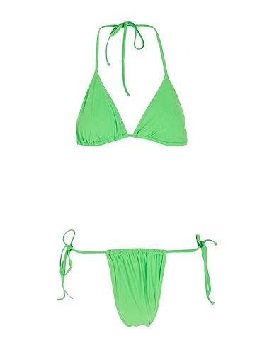 8 by YOOX Bikini RECYCLED REVERSE-TRIANGLE BIKINI
 Verde 90% Poliammide riciclato, 10% Elastan