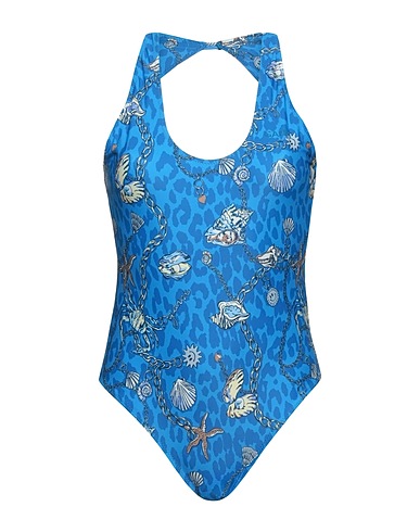 GANNI One-piece swimsuits Azure 78% Recycled polyamide, 22% Elastane