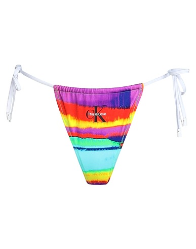 CALVIN KLEIN Bikini Light green 82% Polyamide, 18% Elastane