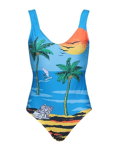 GANNI SWIMWEAR Azure 78% Polyester, 22% Elastane