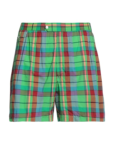 JANTZEN Swim shorts Green 70% Cotton, 20% Polyamide, 10% Elastane