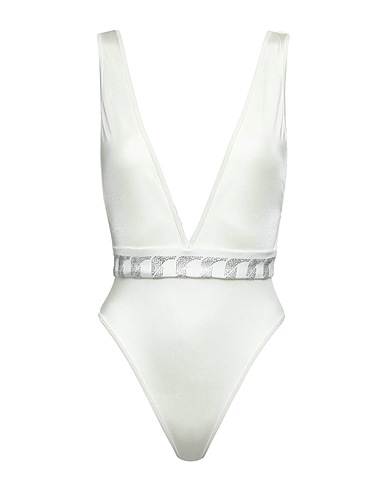 BALMAIN One-piece swimsuits Ivory 80% Polyamide, 20% Elastane