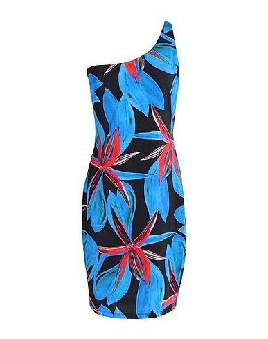 LOUISA BALLOU Cover-ups Bright blue 90% Viscose, 10% Elastane