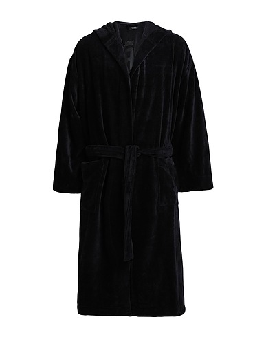 DSQUARED2 Morgen- & Bademäntel BEACHWEAR Schwarz 100% Baumwolle