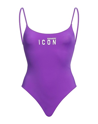 DSQUARED2 One-piece swimsuits Purple 80% Polyamide, 20% Elastane