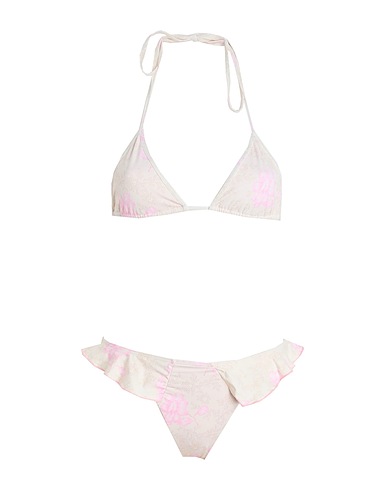 FRANKIES BIKINIS Bikini ZEUS TOP-WESTWARD BOTTOM
 Ivory 80% Nylon, 20% Elastane