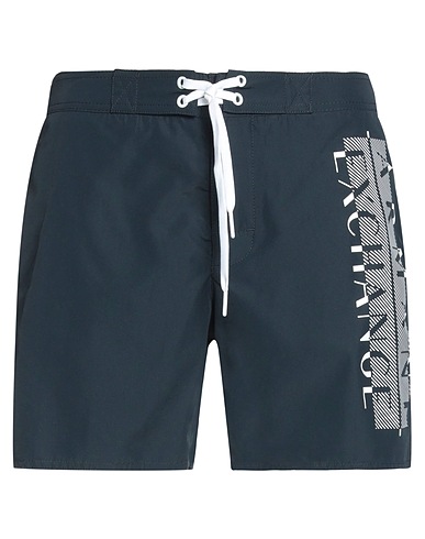 ARMANI EXCHANGE Swim shorts Midnight blue 100% Polyester