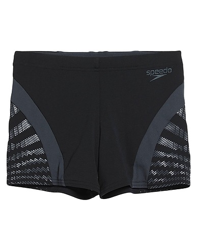 SPEEDO Swim shorts Black 53% Polyester, 47% PBT - Polybutylene terephthalate