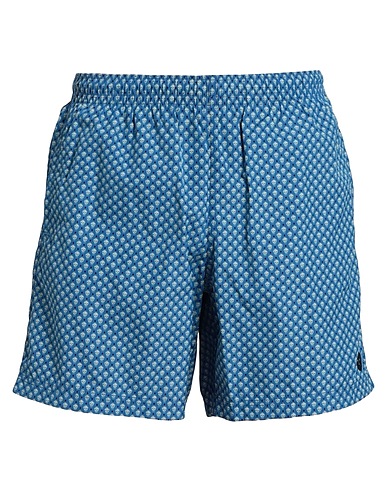 MCQUEEN Swim shorts Pastel blue 100% Polyamide, Polyester