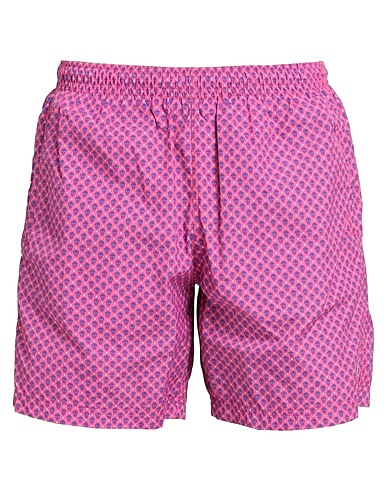 MCQUEEN Swim shorts Fuchsia 100% Polyamide, Polyester