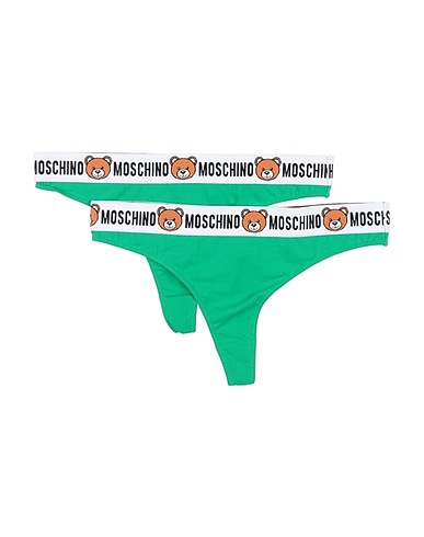 MOSCHINO Brief UNDERWEAR Green 95% Cotton, 5% Elastane