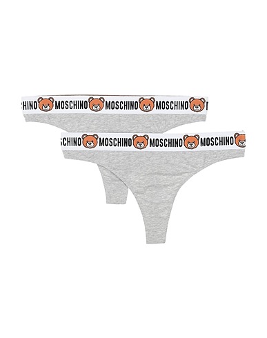 MOSCHINO Brief UNDERWEAR Grey 95% Cotton, 5% Elastane