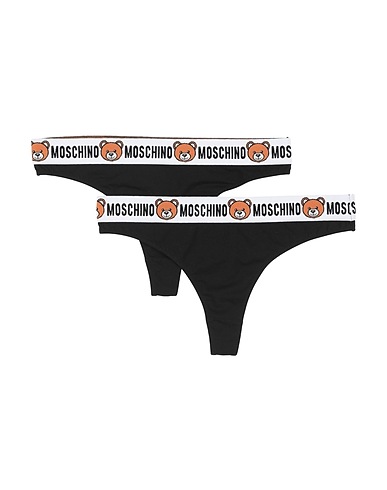 MOSCHINO Brief UNDERWEAR Black 95% Cotton, 5% Elastane