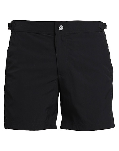MCQUEEN Swim shorts Black 100% Polyamide, Polyester