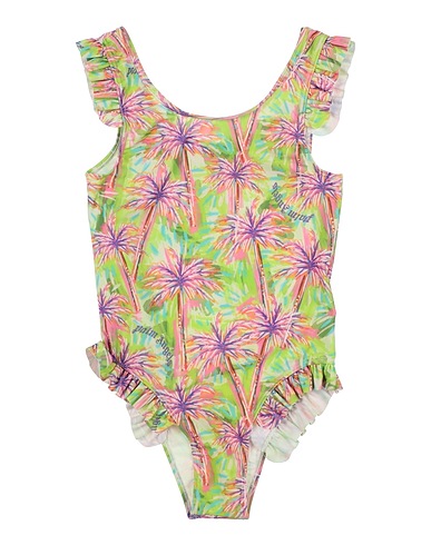 PALM ANGELS One-piece swimsuits Light green 80% Polyester, 20% Elastane