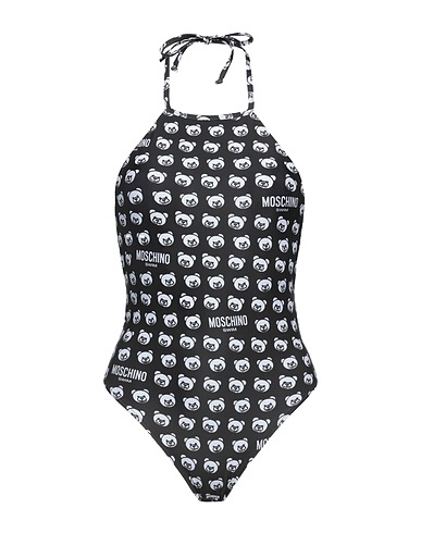 MOSCHINO Costume intero SWIM Nero 82% Poliestere, 18% Elastan